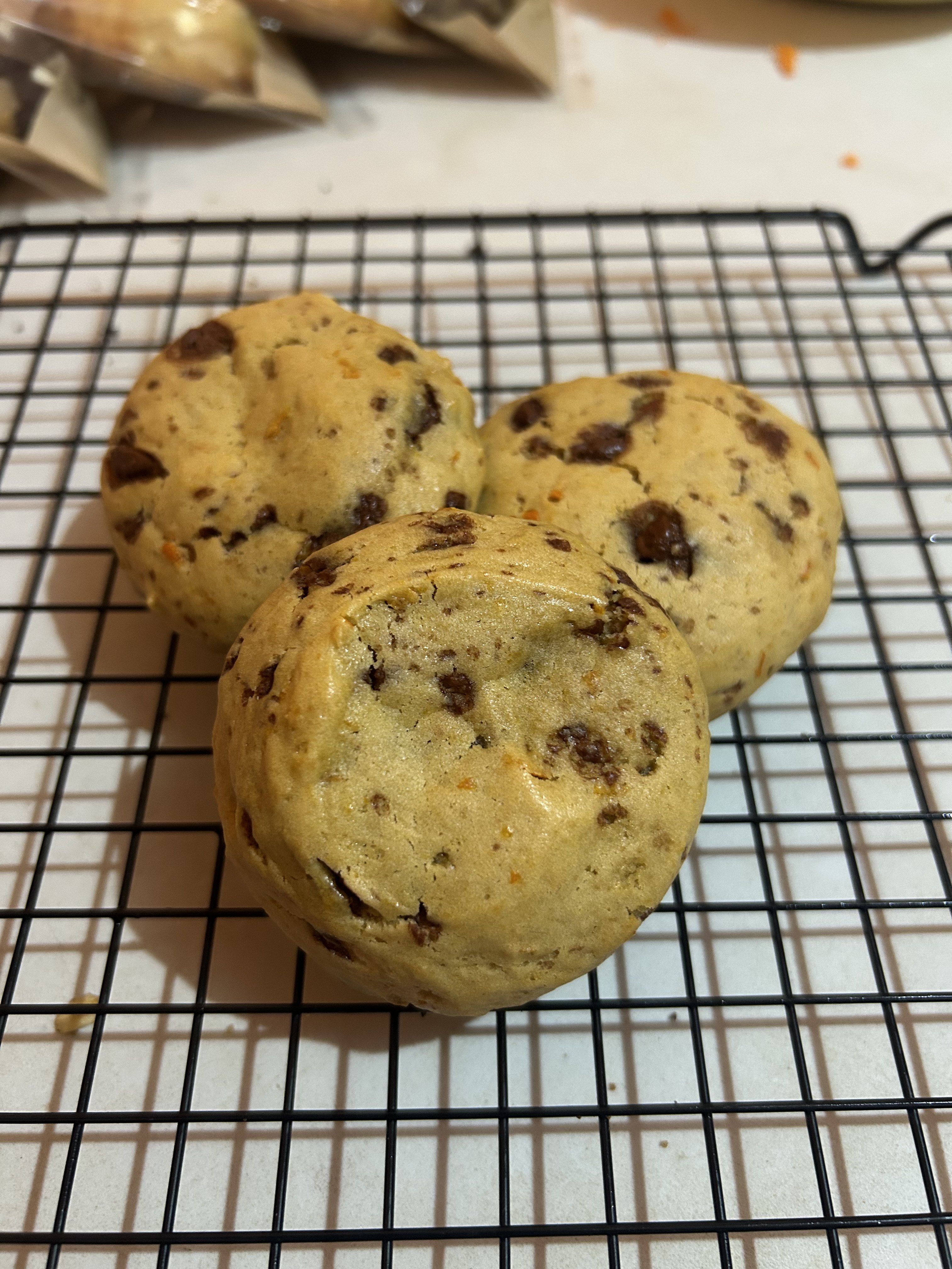 Freshly baked cookies from Crumble & Co.