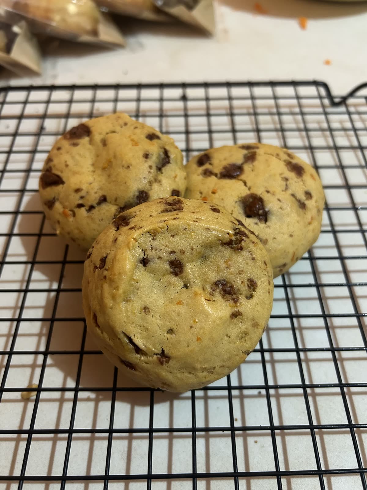 Orange Zest cookie from Crumble & Co.